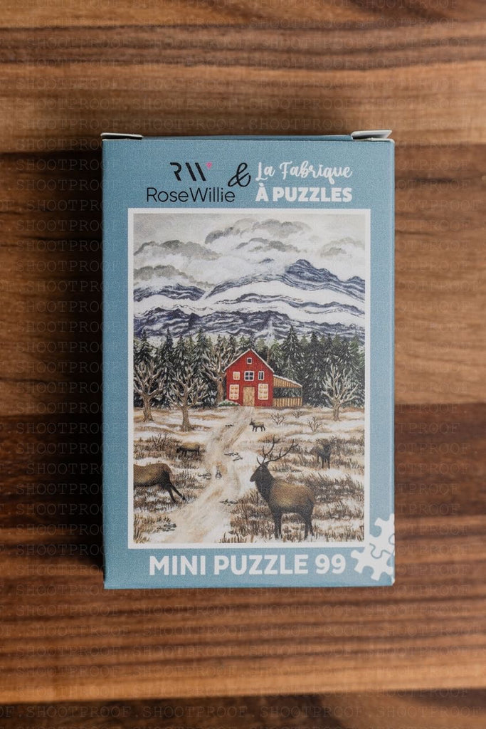 Winter in the Mountains 99-Piece Puzzle