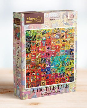 A 100 Tile Tale - Magali Mondoux 1023-Piece Puzzle