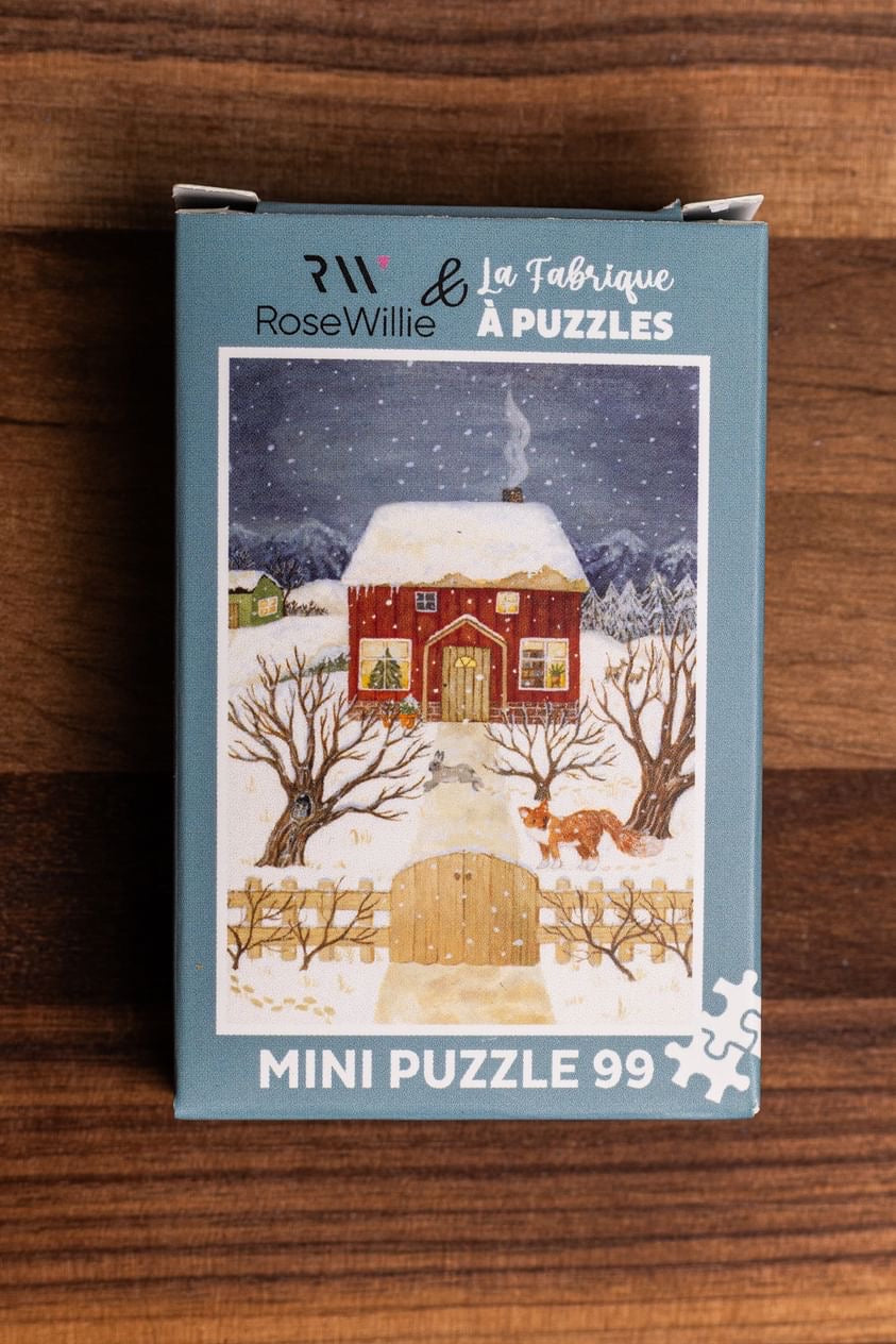 Winter Cabin 99-Piece Puzzle