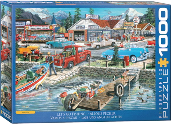Let's Go Fishing 1000 Piece Jigsaw Puzzle by Eurographics