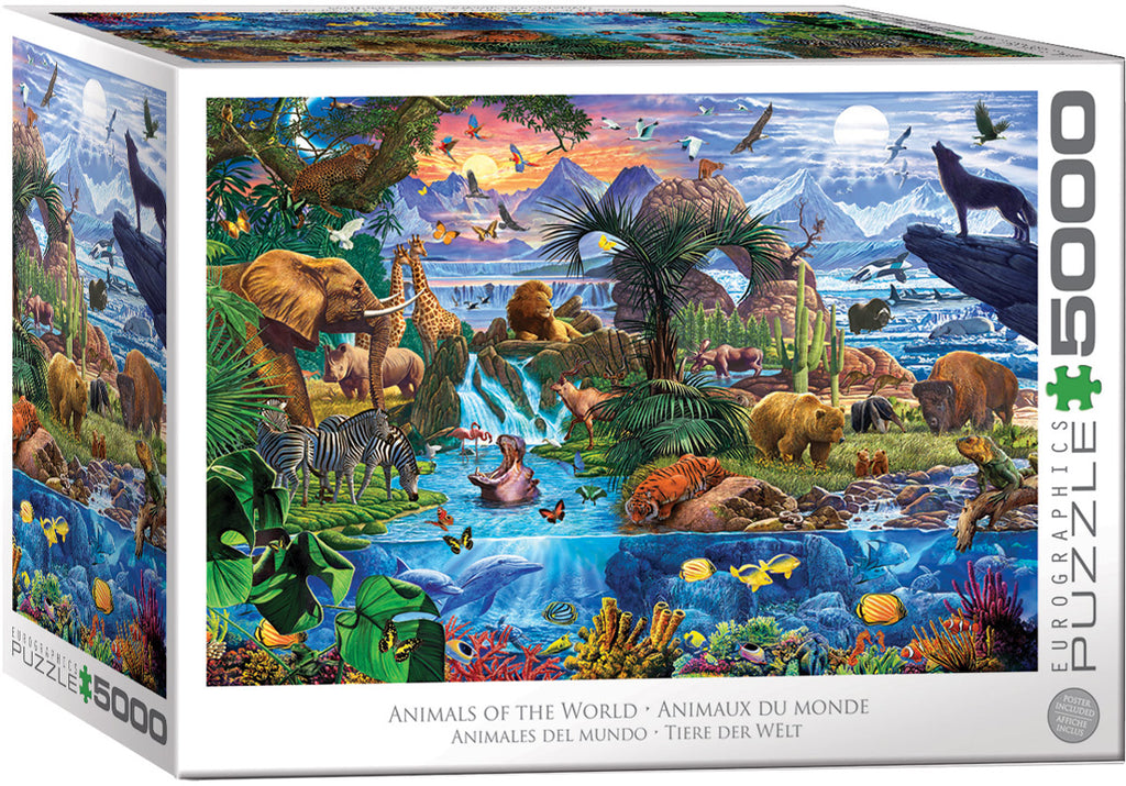 Animals of the World<br>Casse-tête de 5000 pièces