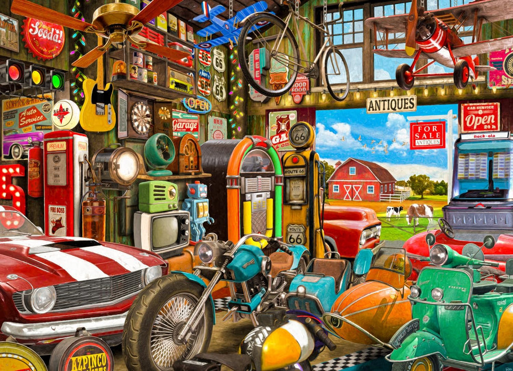 Antiques Garage 1000-Piece Puzzle