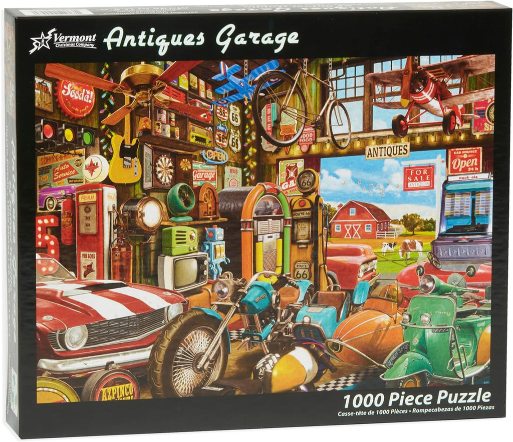 Antiques Garage<br>Casse-tête de 1000 pièces