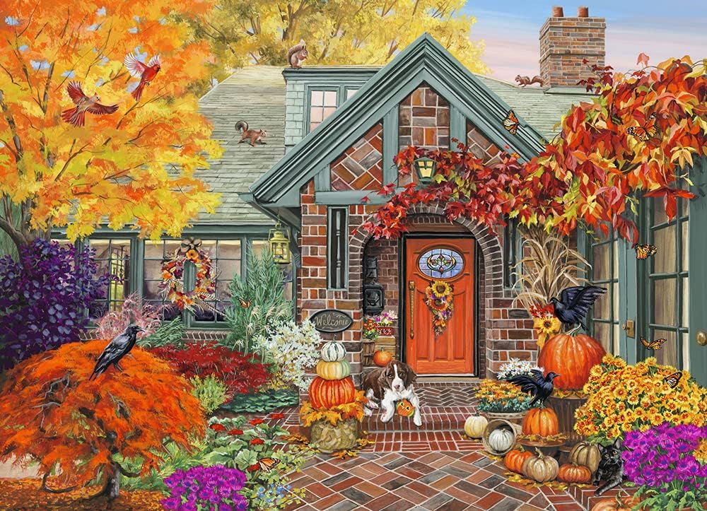 Autumn Welcome 1000-Piece Puzzle