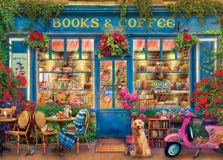 Books & Coffee 1000-Piece Puzzle