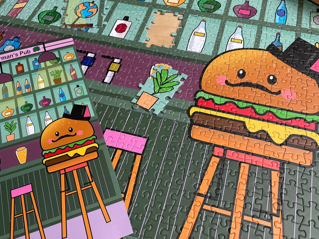 Mr. Burger - The Burgerman's Pub 1000-Piece Puzzle