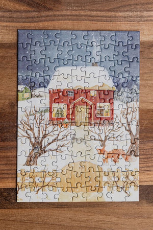 Winter Cabin 99-Piece Puzzle