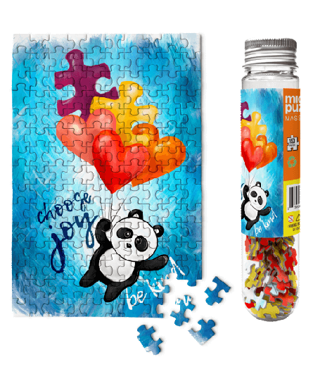 Choose Joy Panda 150-Piece Puzzle