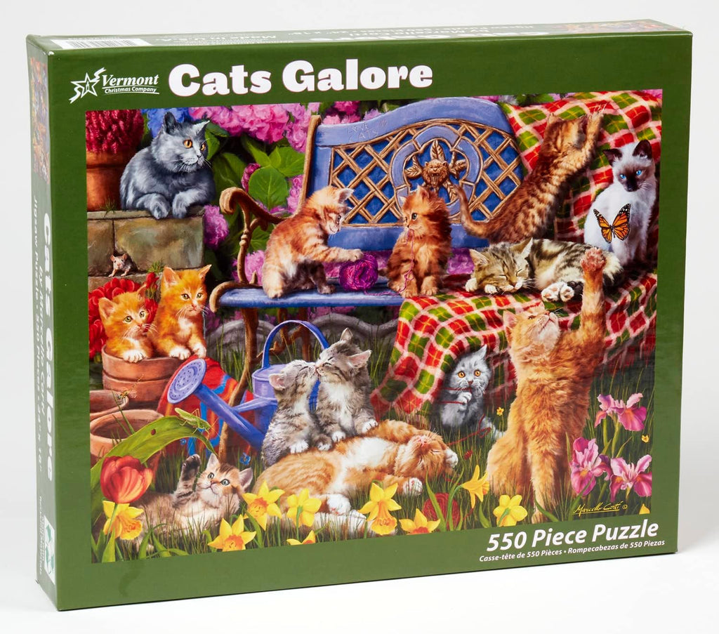 Cats Galore 550-Piece Puzzle
