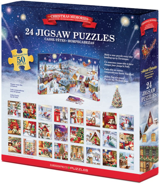 Advent Calendar - Christmas Memories 24 x 50-Piece Puzzles