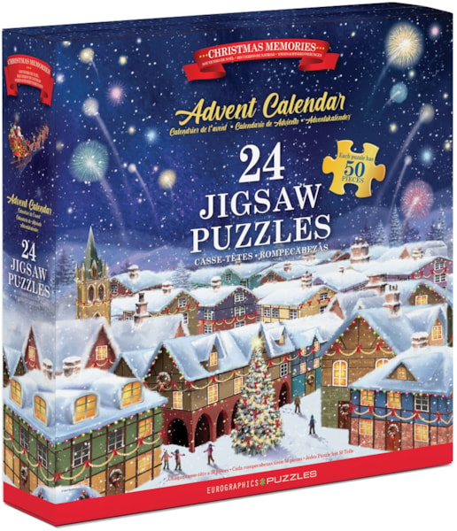 Advent Calendar - Christmas Memories 24 x 50-Piece Puzzles