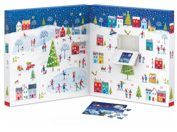 Advent Calendar - Christmas Town 24 x 50-Piece Puzzles