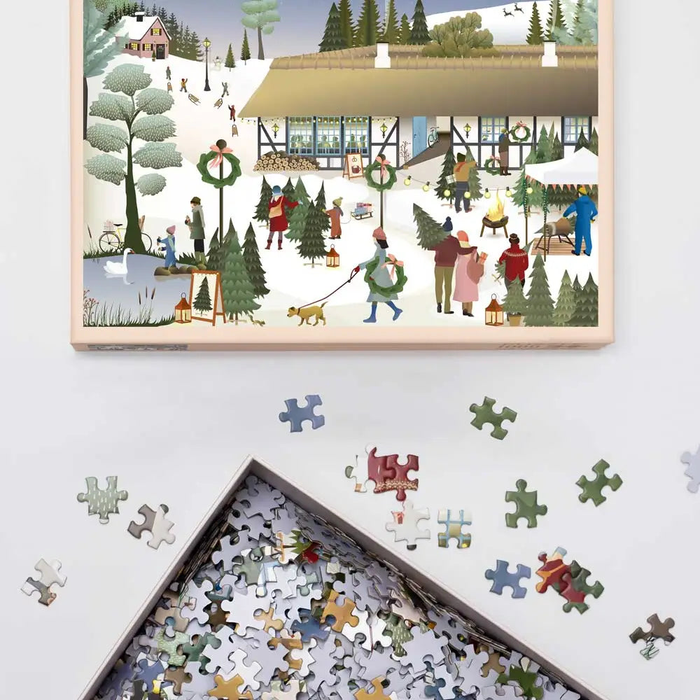 Christmas Tree Farm 1000-Piece Puzzle