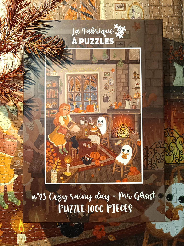 Famille Addams 8 X 99 mini-Piece Puzzle by La Fabrique à Puzzles