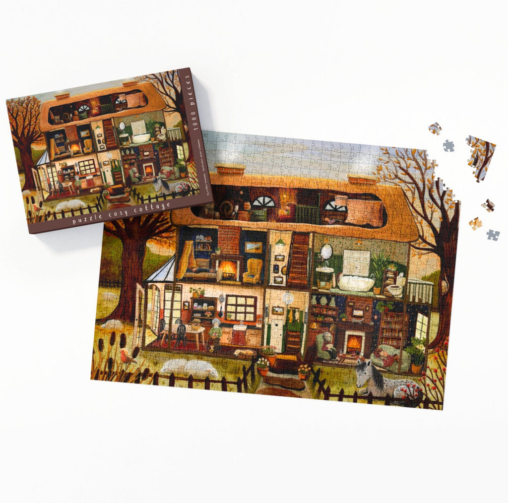 Cosy Cottage 1000-Piece Puzzle DAMAGED BOX