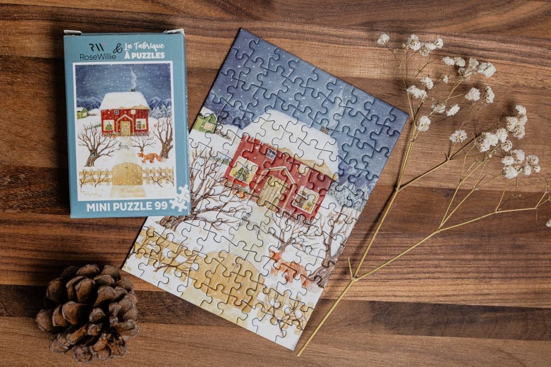 Winter Cabin 99-Piece Puzzle