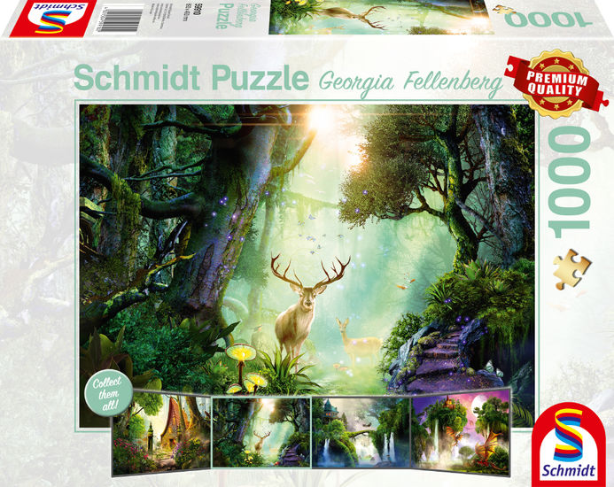 Deer in the Forest 1000-Piece Puzzle