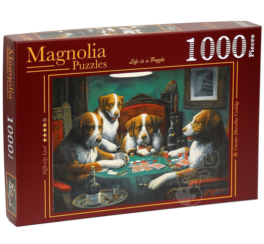 Dogs Playing Poker<br>Casse-tête de 1000 pièces