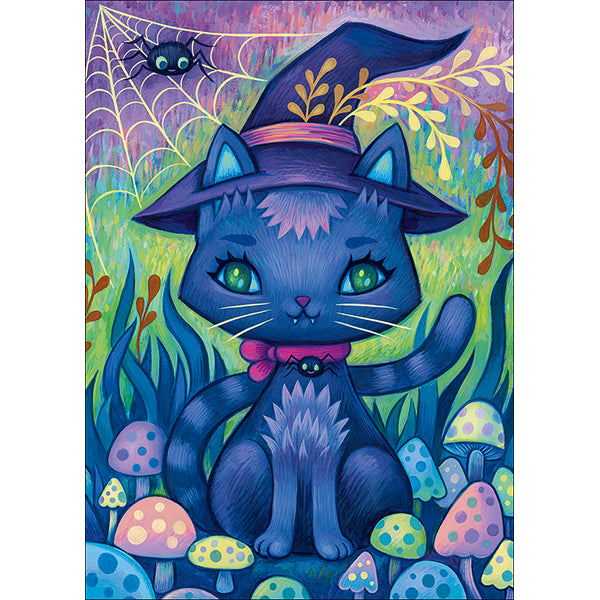 Dreaming, Witch Cat 1000-Piece Puzzle