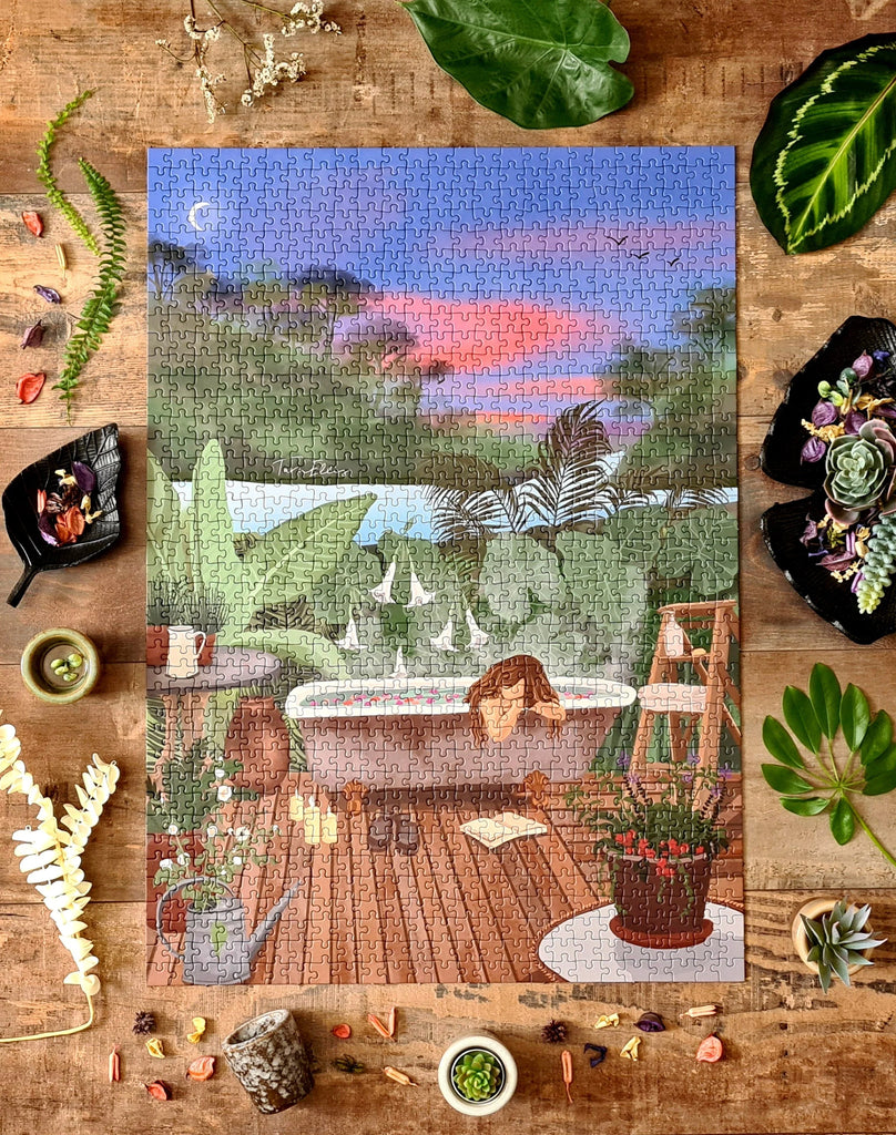 Dreamtime Bath 1000-Piece Puzzle