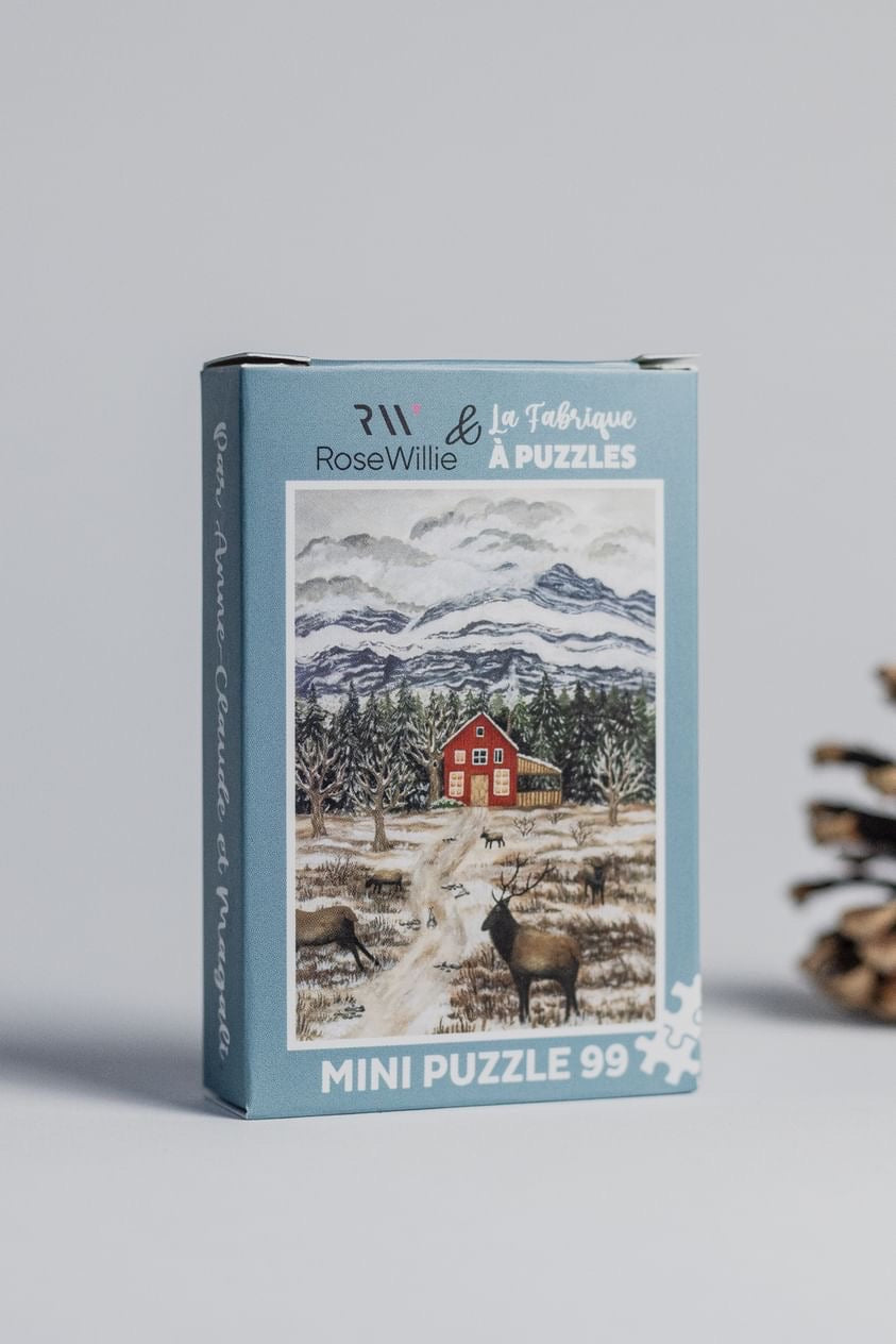 Winter in the Mountains 99-Piece Puzzle