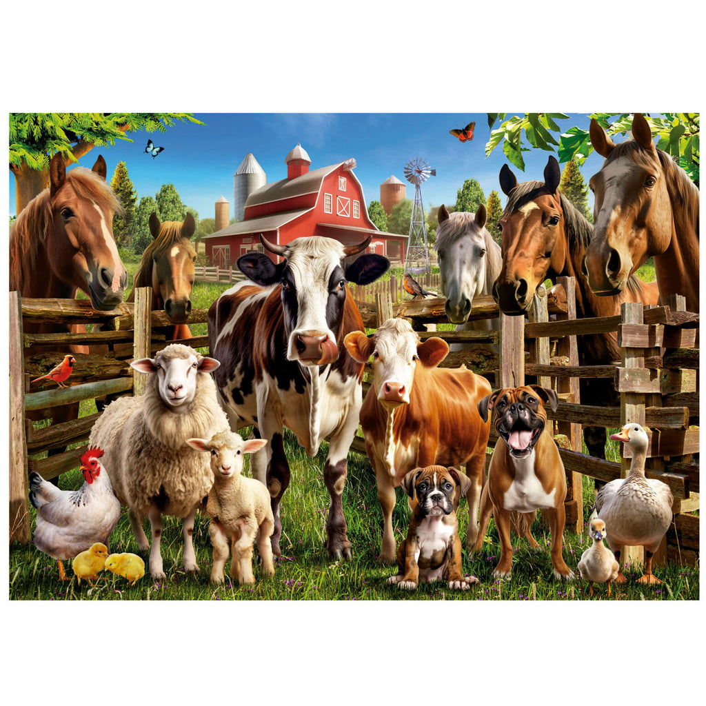Farmyard Buddies 500-Piece Puzzle
