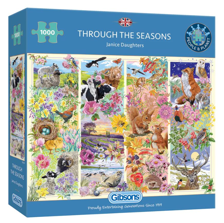 Through the Seasons 1000-Piece Puzzle