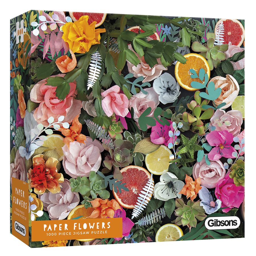 Paper Flowers 1000-Piece Puzzle
