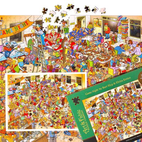 Game Night 1000-Piece Puzzle