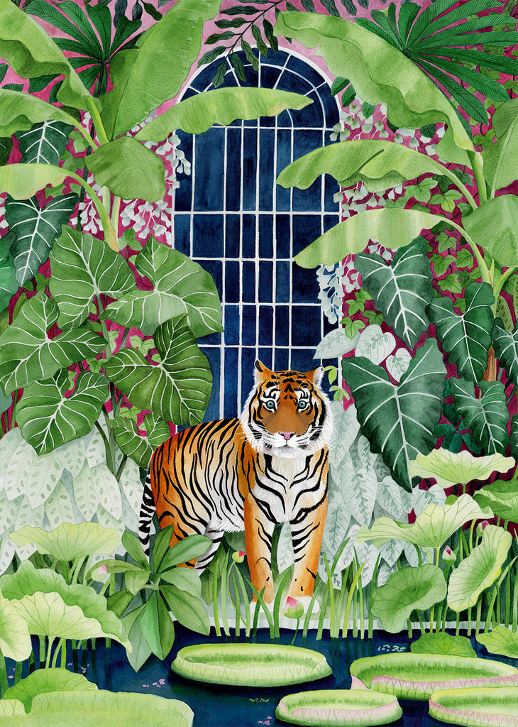 Greenhouse Tiger 1000-Piece Puzzle