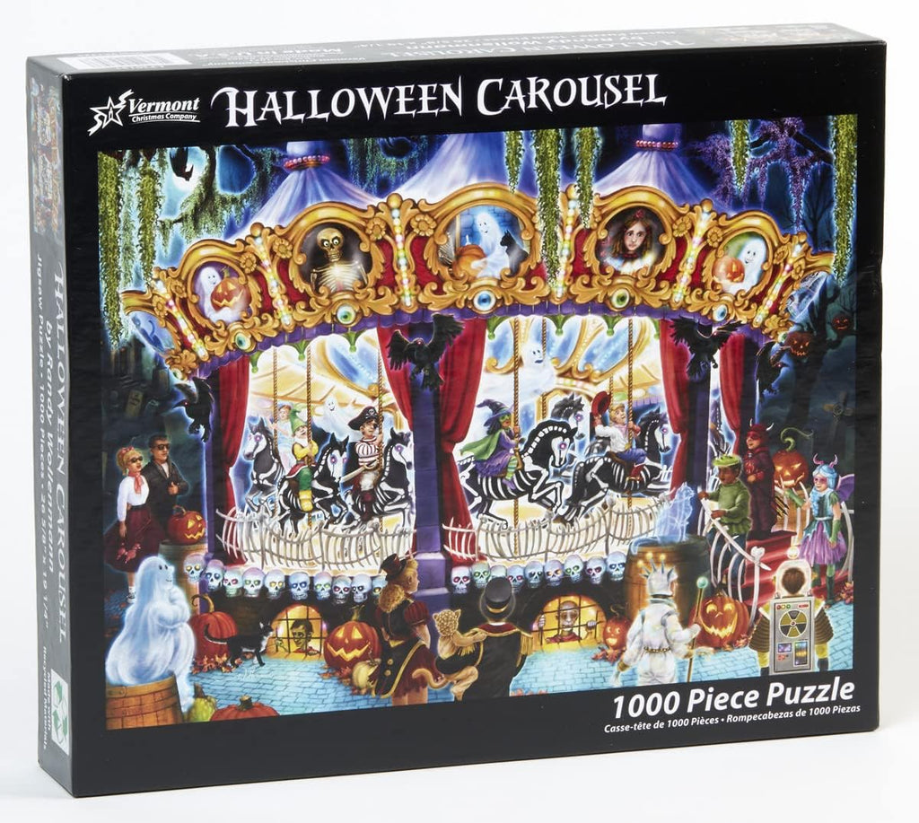 Halloween Carousel 1000-Piece Puzzle