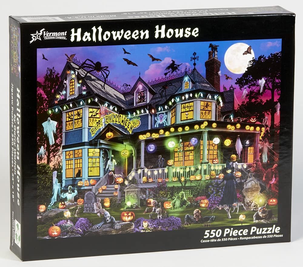 Halloween House 550-Piece Puzzle
