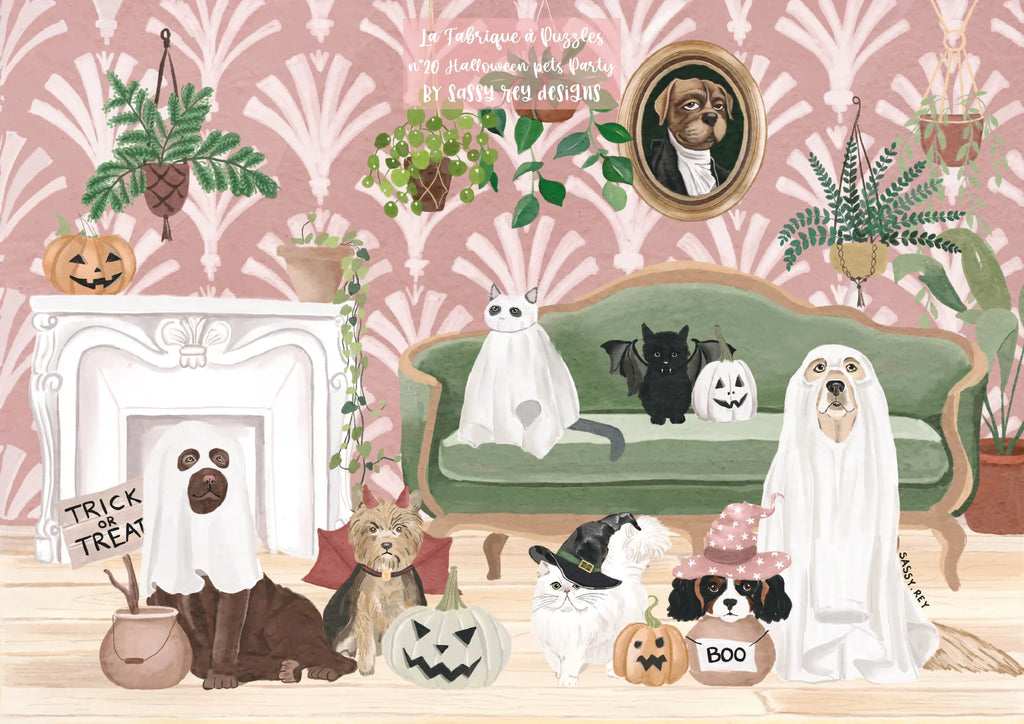 Halloween Pets Party<br>Casse-tête de 500 pièces