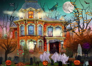 Haunted Halloween 1000-Piece Puzzle