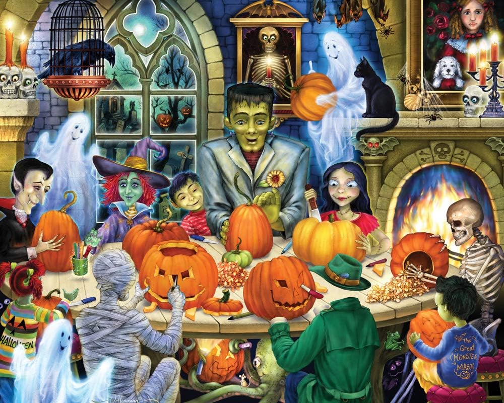 Haunted House Party 1000-Piece Puzzle