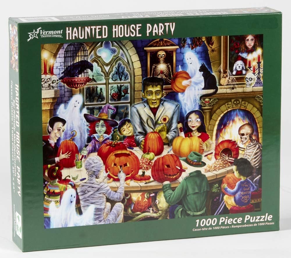 Haunted House Party 1000-Piece Puzzle