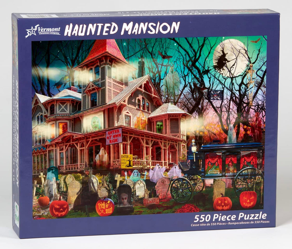 Haunted Mansion 550-Piece Puzzle