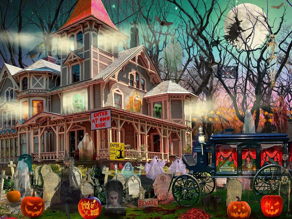 Haunted Mansion 550-Piece Puzzle