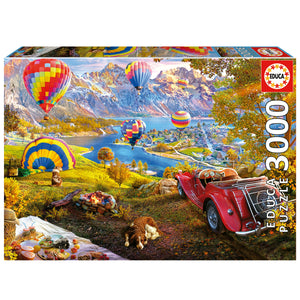 Hot Air Balloon Valley 3000-Piece Puzzle