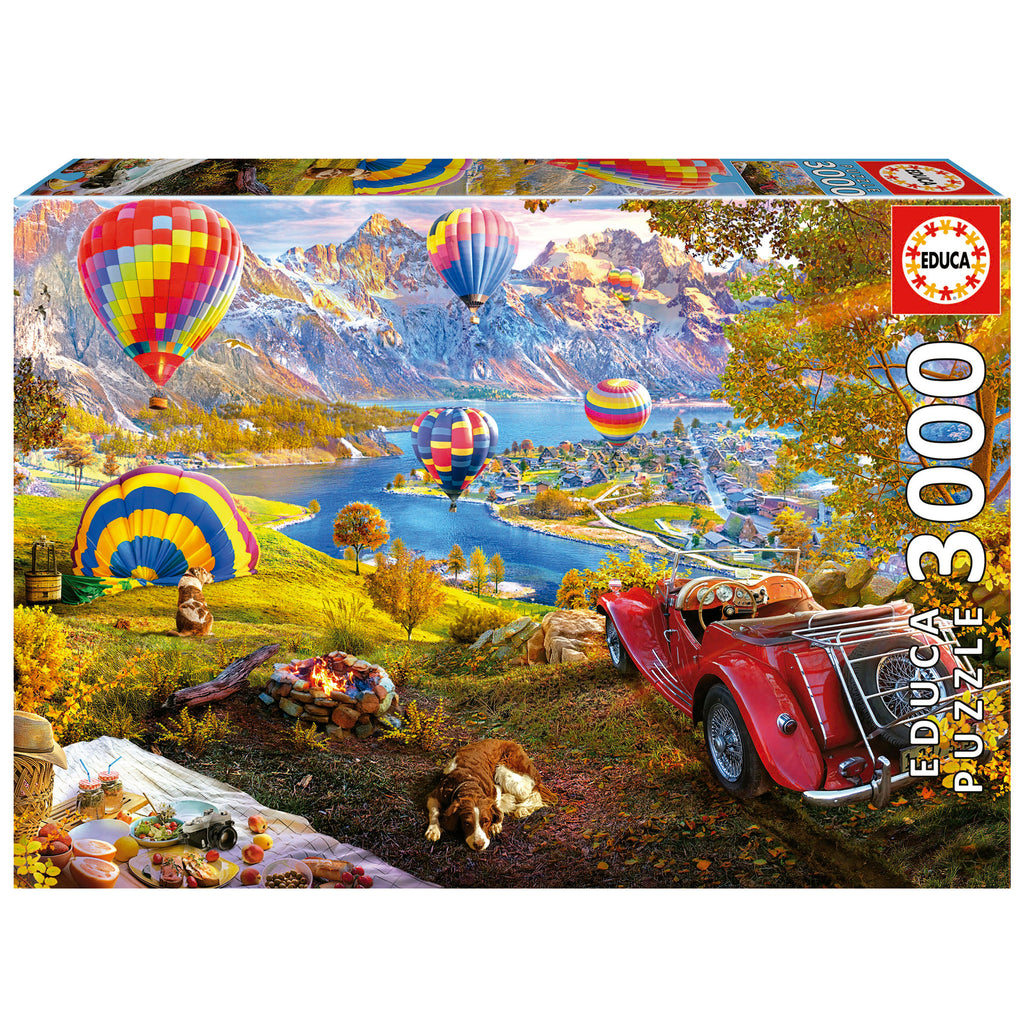 Hot Air Balloon Valley 3000-Piece Puzzle