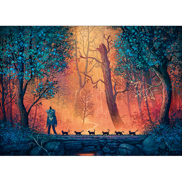 Inner Mystic, Woodland March 1000-Piece Puzzle
