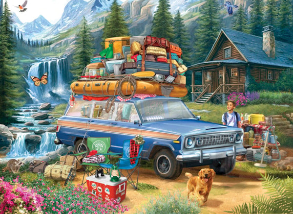 Jeep Loading the Wagoneer 1000-Piece Puzzle