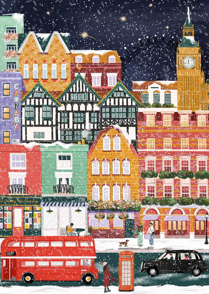 London at Christmas 1000-Piece Puzzle