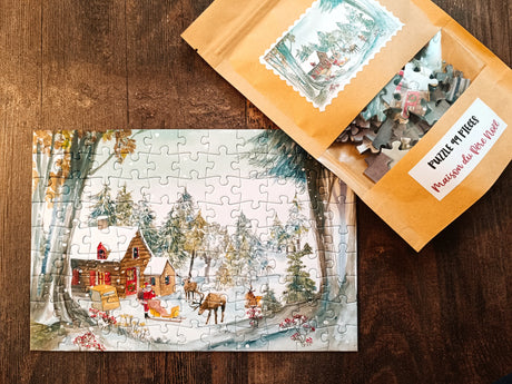 Maison du Père Noël 99-Piece Puzzle