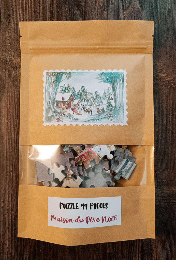 Maison du Père Noël 99-Piece Puzzle