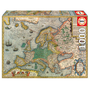 Map of Europe 1000-Piece Puzzle