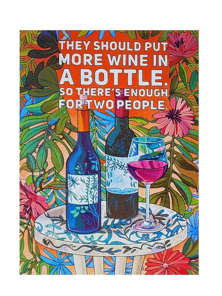 More Wine in the Bottle 1000-Piece Puzzle