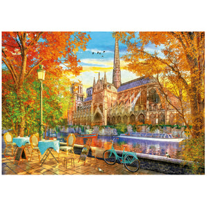 Notre Dame In Autumn 1000-Piece Puzzle