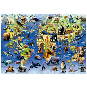 One Hundred Endangered Species 500-Piece Puzzle