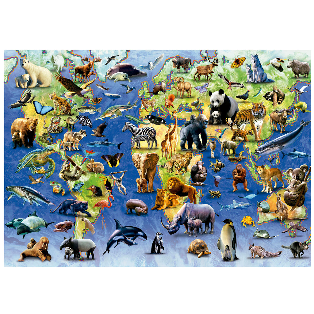 One Hundred Endangered Species<br>Casse-tête de 500 pièces